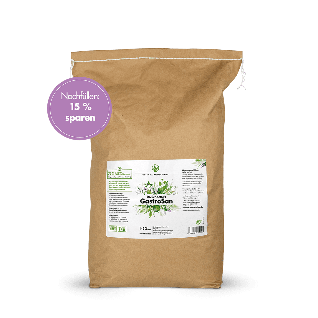 Dr. Schaette's GastroSan 10 kg Pellet Vorteilspack mit Teaser