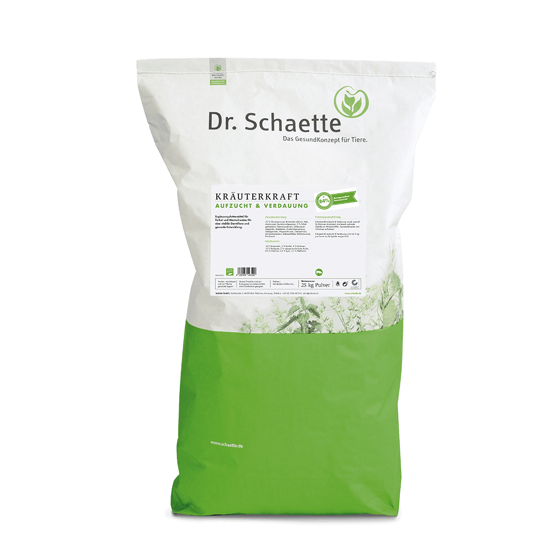 Kräuterkraft Aufzucht & Verdauung 25 kg Sack