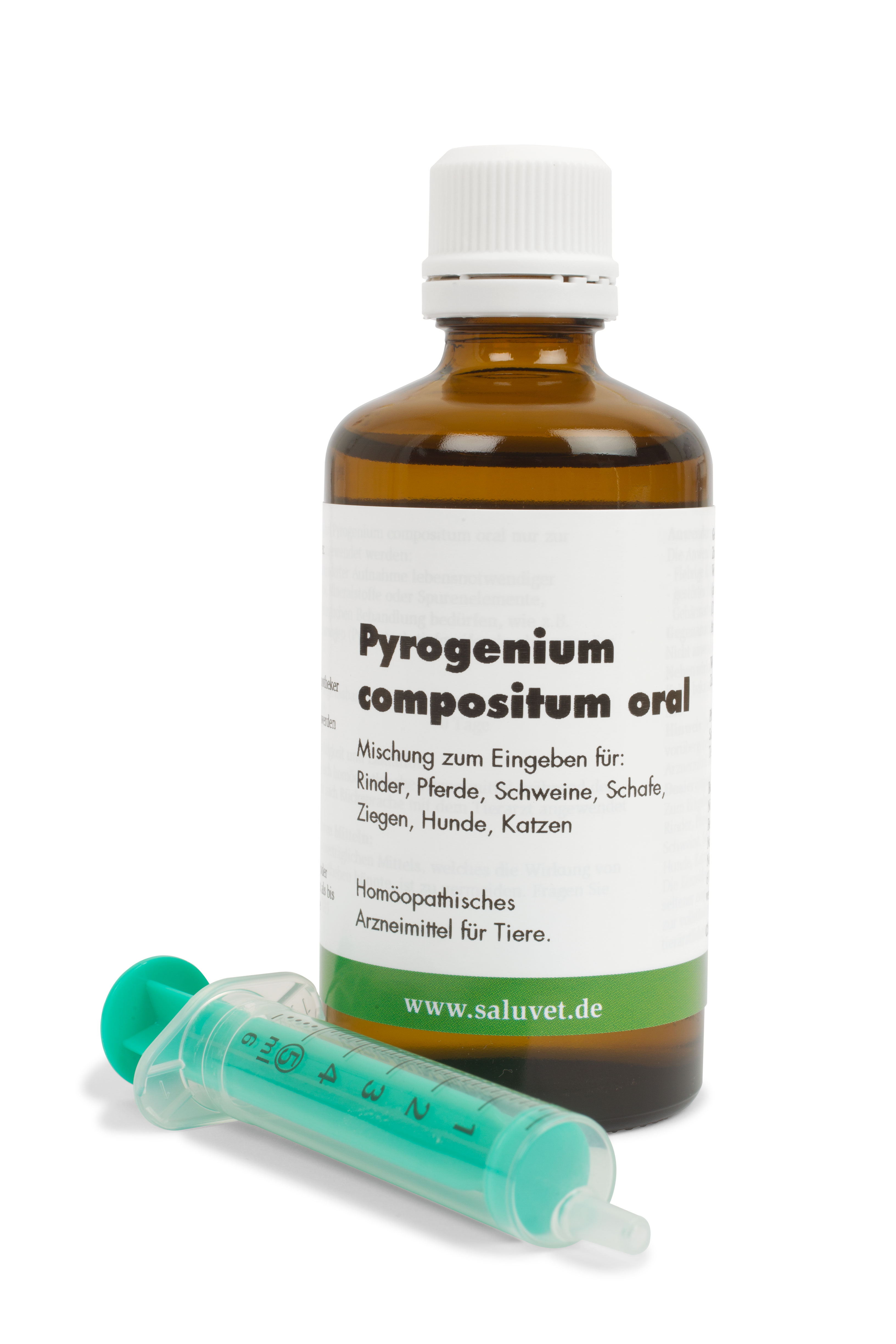 Pyrogenium compositum inject mit Spritze  - Flasche 100 ml