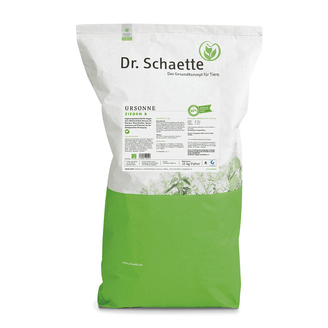 Ursonne Ziegen B 25 kg Sack