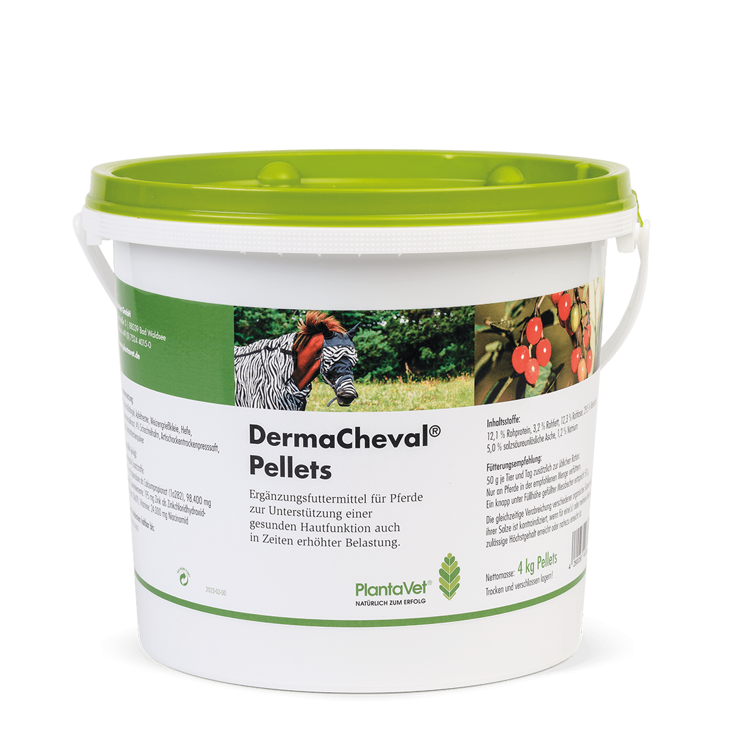 DermaCheval® - Eimer Pellets 4 kg - getreidefrei