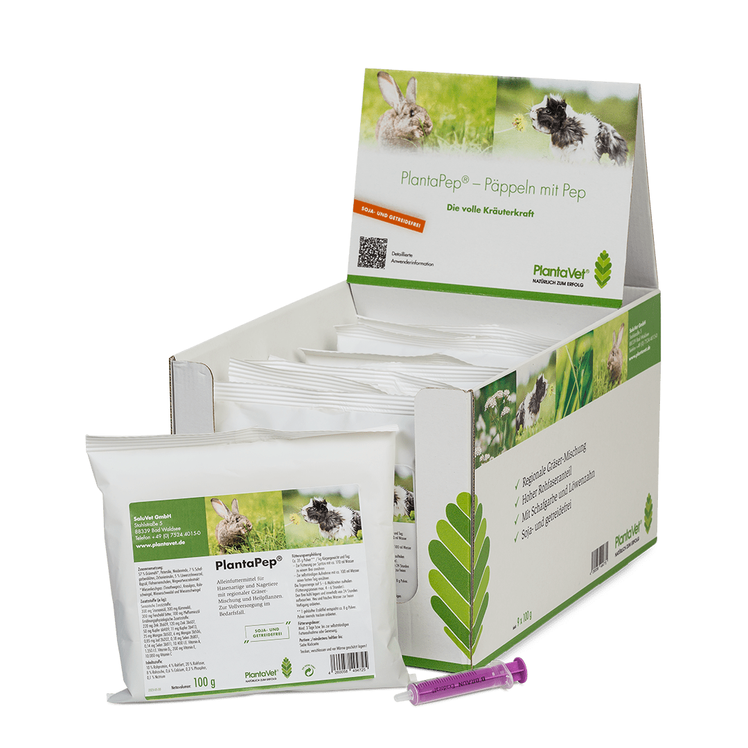 PlantaPep® - Aufsteller mit Beutel und Pulver