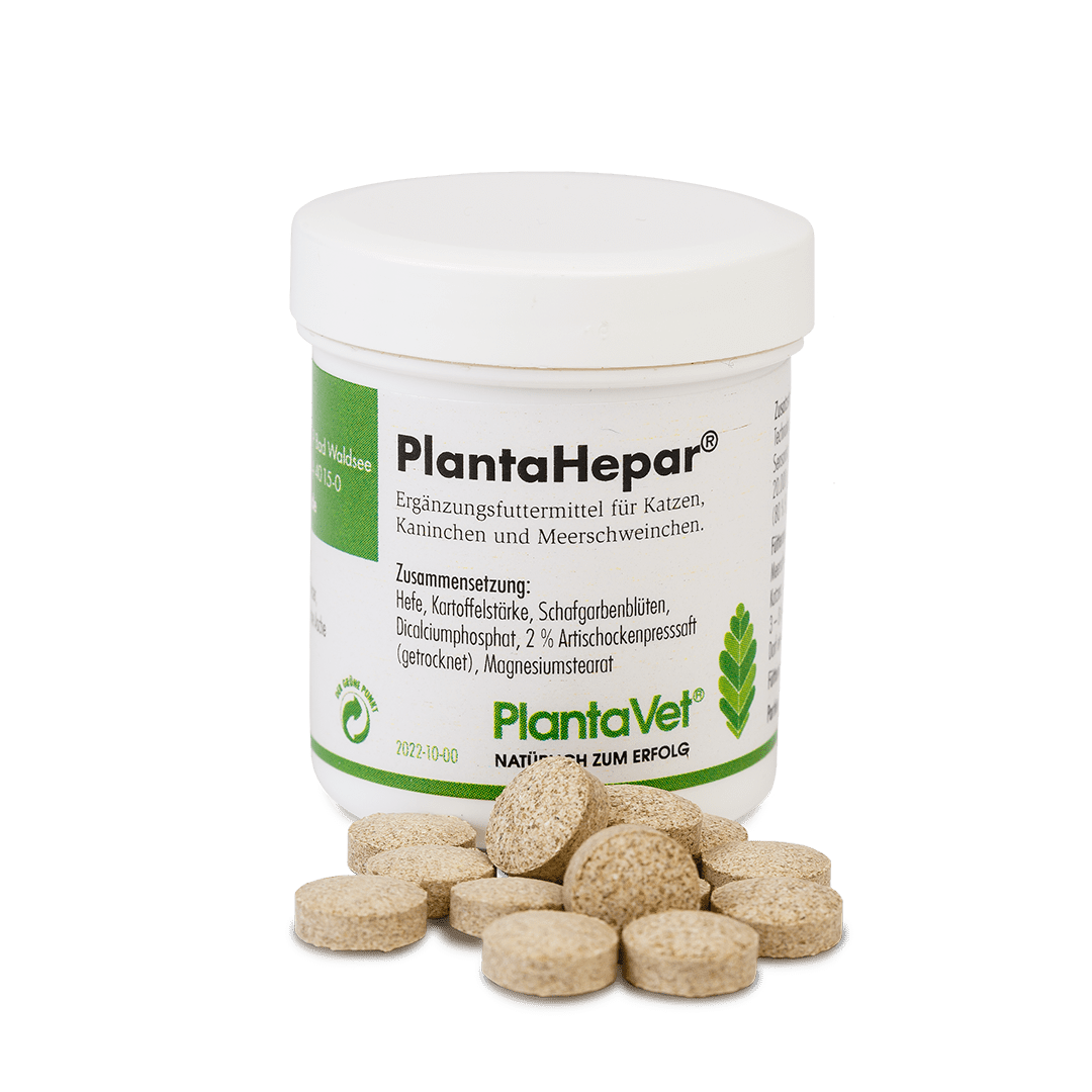 PlantaHepar® - 200 mg - 60 Tabletten mit Produkt